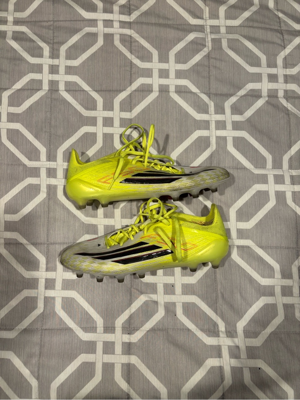 adidas f50 yellow white